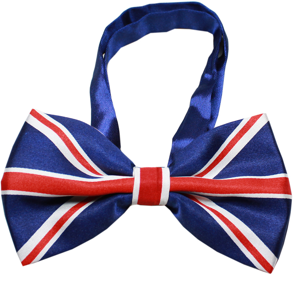 Big Dog Bow Tie British Flag